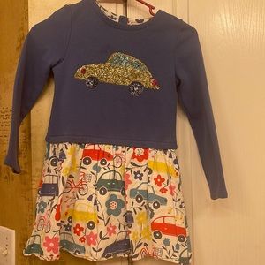 Mini Boden girl dress size 7-8 UC.